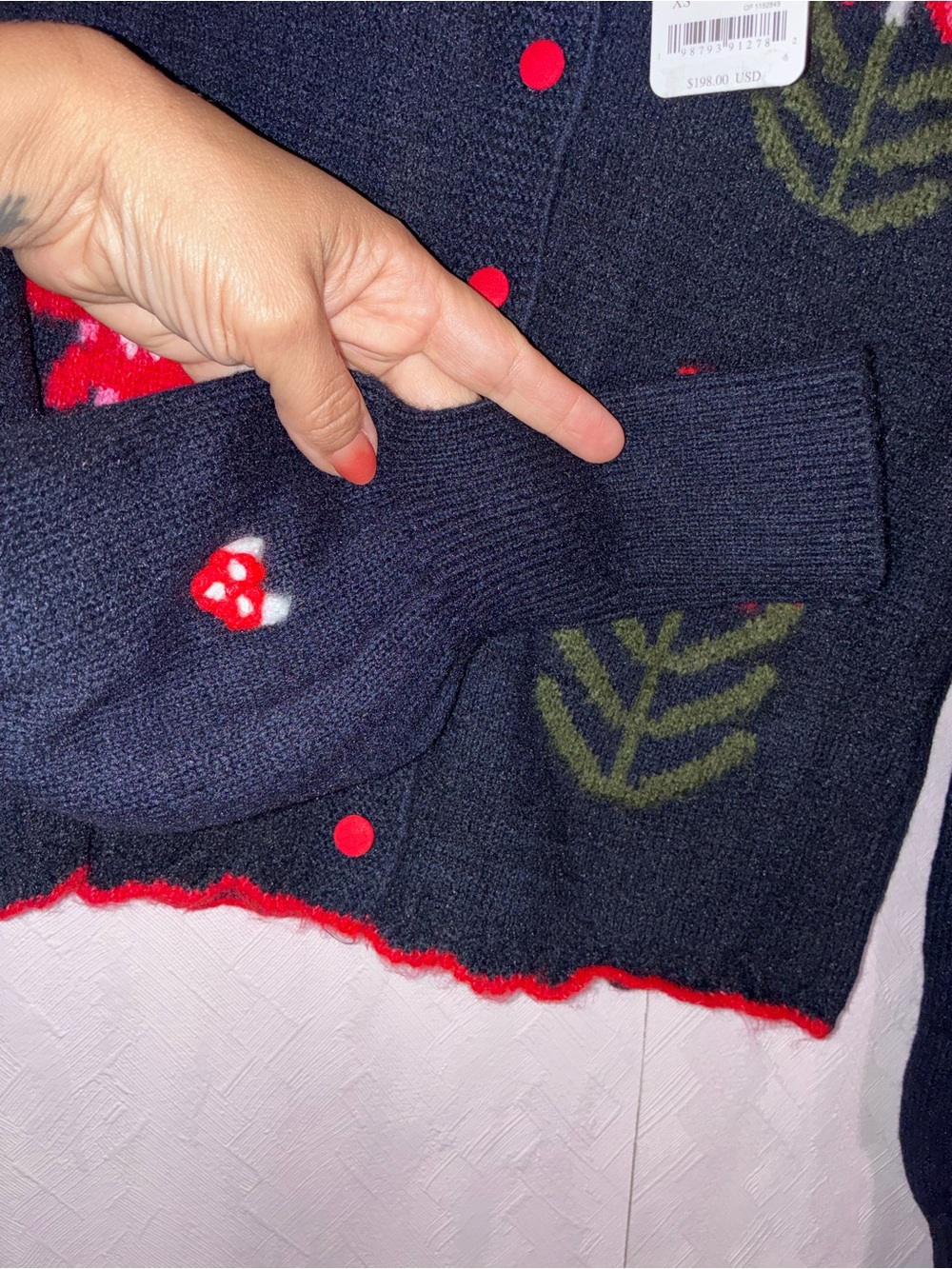 Free People Nonna Crew neck Cardi - Picture 8 of 12